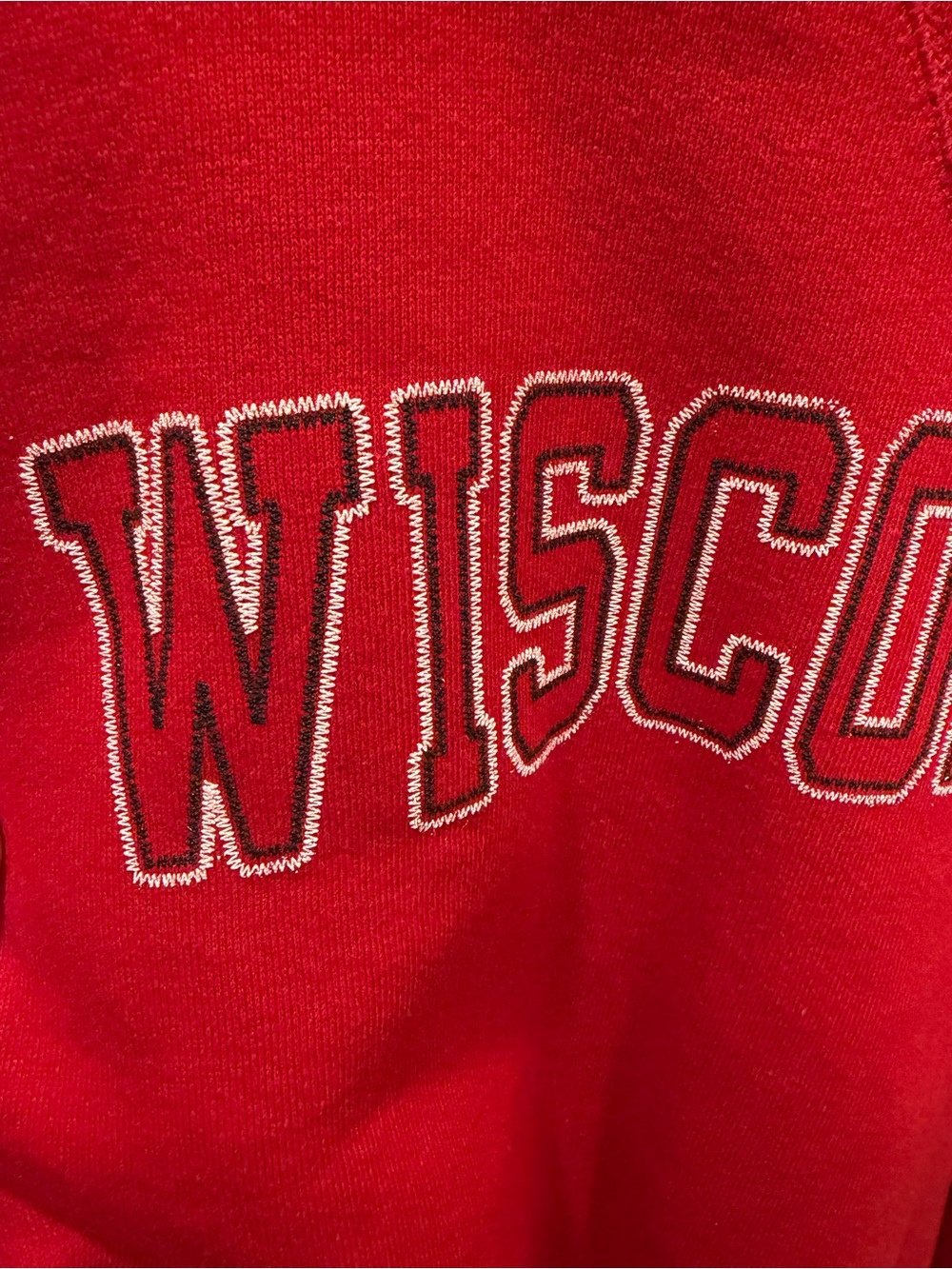VINTAGE RUSSELL ATHLETIC WISCONSIN Badgers Unisex Crewneck - Picture 3 of 6